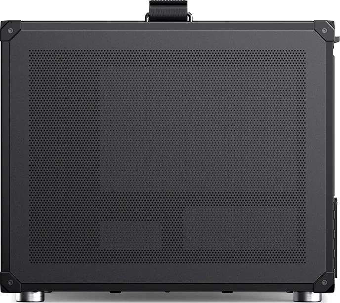 Jonsbo C6 MAX Black, schwarz, Glasfenster