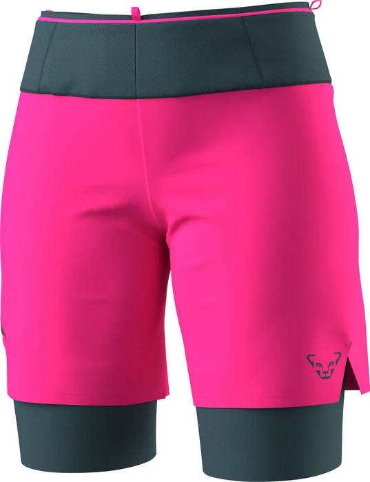 Dynafit Ultra 2in1 Shorts Laufhose kurz pink glo/cinder (Damen)