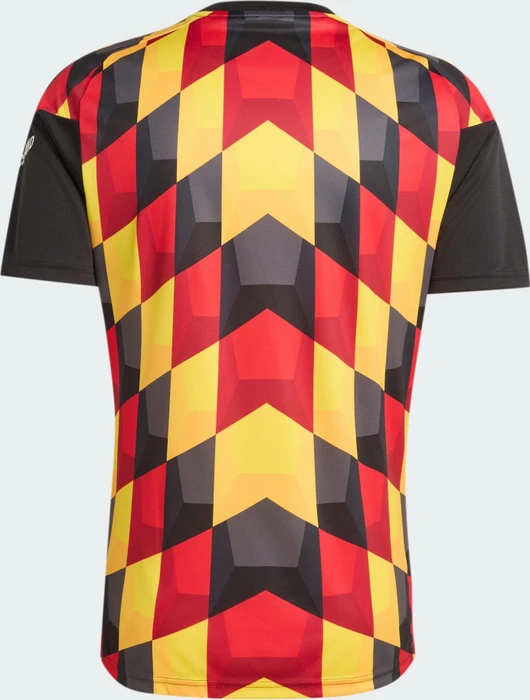 adidas Deutschland Pre-Match 2026 Heimtrikot kurzarm black/team yellow (Herren)