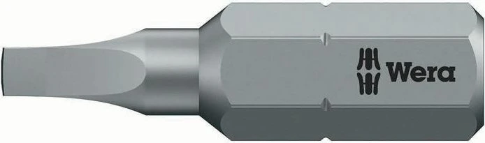 Wera 868/1 Z Innenvierkant Bit 1/4", R1x25mm, 1 Stück
