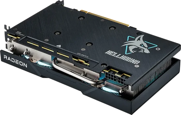 PowerColor Hellhound Radeon RX 7600 XT, 16GB GDDR6, HDMI, 3x DP