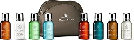 Molton Brown Fiery Pink Pepper Body & Hair Mini Travelbag 6x DG 30ml + BL 30ml + Shampoo 30ml Geschenkset