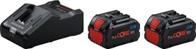 Bosch Professional ProCORE Starterset 18V, 8.0Ah, Li-Ionen, 2 Akkus [16.0Ah] [288Wh]