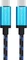 Ultra HDTV USB 3.1 Kabel blau/schwarz, USB-C 3.1 [Stecker] auf USB-C 3.1 [Stecker], 1m Vorschaubild