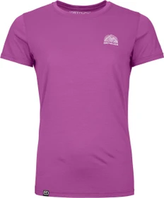 Ortovox 120 Cool Tec Mountain Stripe Funktionsshirt kurzarm violet vibe (Damen)