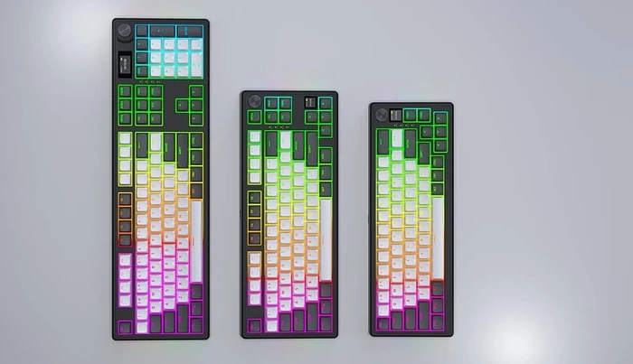 Hator Skyfall 65 Pro Wireless, weiß/schwarz, LEDs RGB, Aurum Vanila Silent, USB/Bluetooth, EU