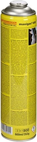 Rothenberger Maxigas 400 600ml Version A Gas Kartusche