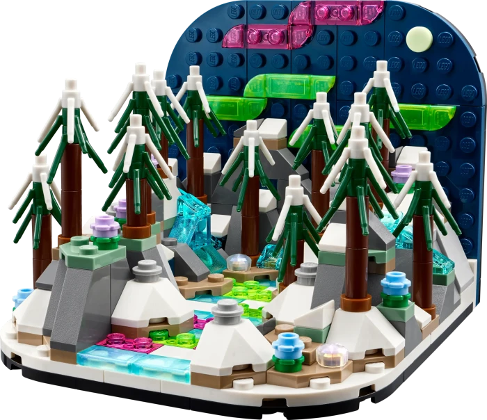 LEGO Diorama Polarlichter