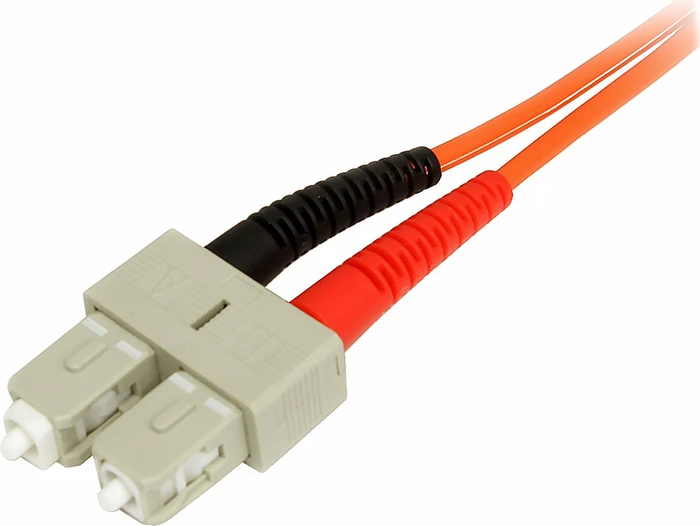 StarTech LWL Duplex Kabel, OM2, 2x LC Stecker/2x SC Stecker, 2m, orange