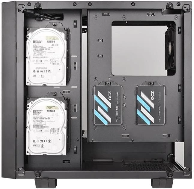 Thermaltake Core G21, schwarz, Glasfenster
