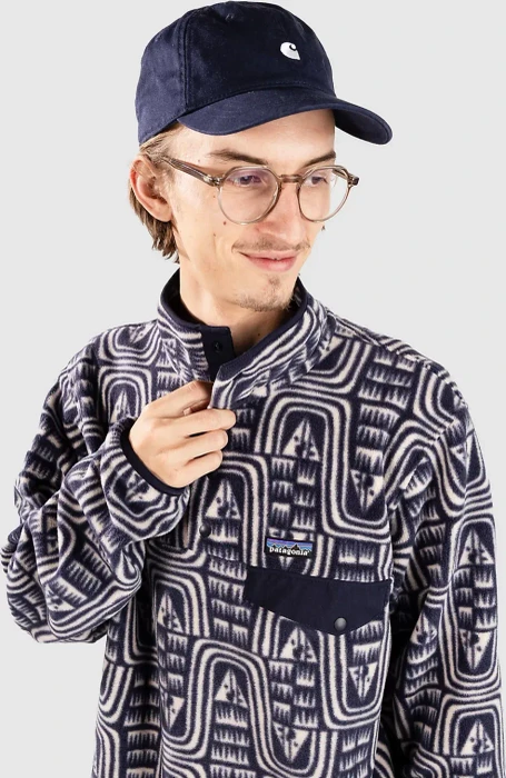 Patagonia Lightweight Synchilla Snap-T Pullover flow/sunken blue (Herren)