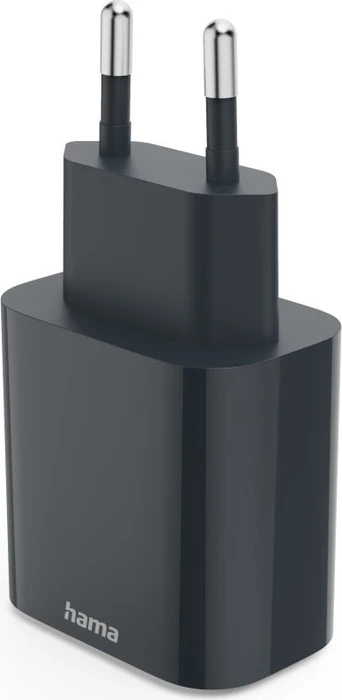 Hama Schnellladegerät 1x USB-C 1x USB-A PD 20W anthrazit