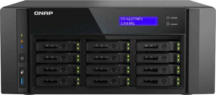 QNAP Turbo Station TS-h1277AFX-R7-32G, 32GB RAM ECC, 2x RJ-45 10GBase-T, 2x RJ-45 2.5GBase-T