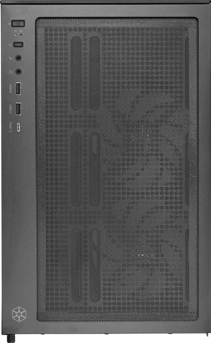 SilverStone Lucid 04, schwarz, Glasfenster