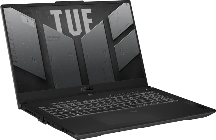 ASUS TUF Gaming F17 (2023) FX707VI-HX057W, Mecha Gray, Core i7-13620H, 32GB RAM, 2TB SSD, GeForce RTX 4070, DE