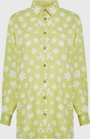 O'Neill Beach Vintage Long Hemd langarm green daisyline (Damen)