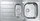Grohe K200 60-S 96.5/50 1.5 Einbau Becken reversibel edelstahl (31564SD1)