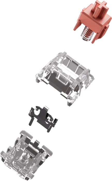 Glorious Fox MX Ultralight Linear Switch, geschmiert, 110er-Pack