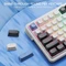Redragon Galatin Pro K719 Wireless, Ice Blue, LEDs RGB, Outemu Red, USB/Bluetooth, US Vorschaubild