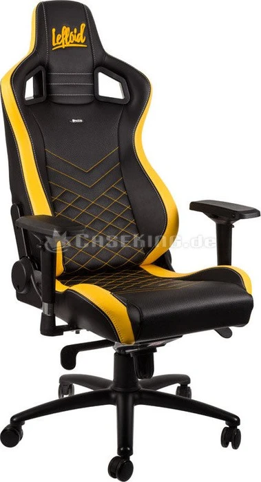 noblechairs Epic LeFloid Edition Gamingstuhl, schwarz/gelb