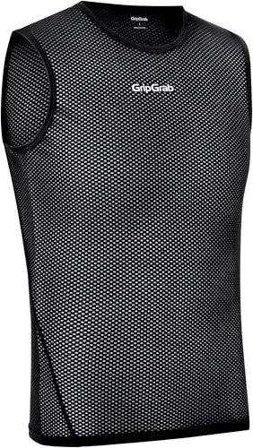 GripGrab Ultralight Mesh Base Layer Funktionsshirt ärmellos schwarz (Herren)