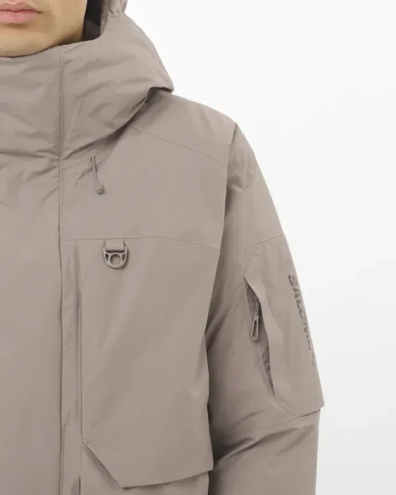 Salomon Outlife Waterproof Down Funktionsjacke iron (Damen)