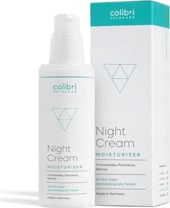 Colibri Skincare Night Cream Moisturizer Nachtpflege, 80ml