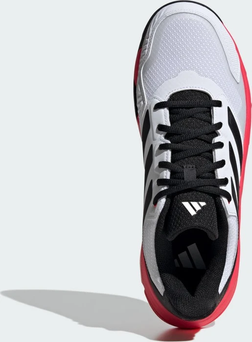 adidas CourtJam Control 3 cloud white/core black/lucid red