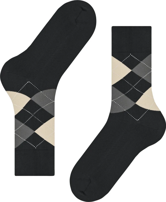 Falke Sensitive Argyle Socken schwarz (Herren)
