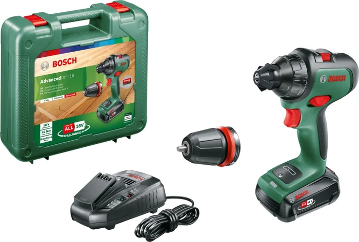 Bosch DIY AdvancedDrill 18 Akku-Bohrschrauber inkl. Koffer + Akku 2.5Ah