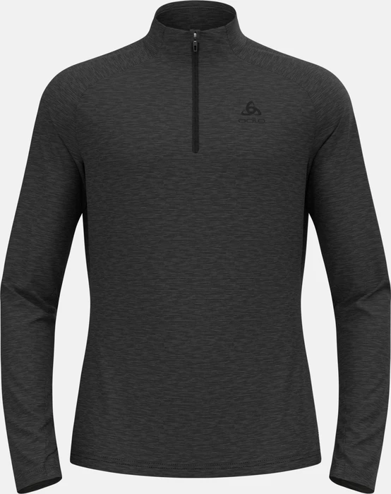 Odlo Essentials Ceramiwarm Midlayer Half Zip Laufshirt langarm (Herren)