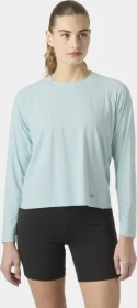Helly Hansen Shine Funktionsshirt langarm barely blue (Damen)
