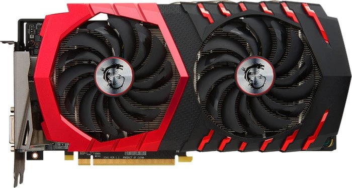 MSI Radeon RX 580 Gaming 4G, 4GB GDDR5, DVI, 2x HDMI, 2x DP