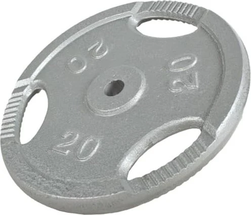 Gorilla Sports Gusseisen Gripper Hantelscheibe 20kg