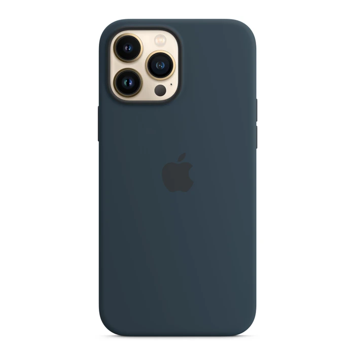 Apple Silikon Case mit MagSafe für iPhone 13 Pro Max abyssblau