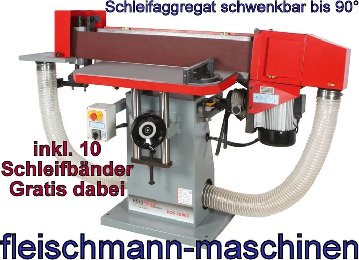 Holzmann KOS2600C 400V Elektro-Bandschleifer
