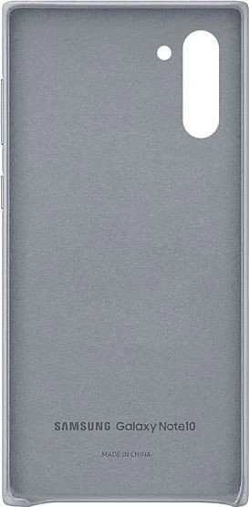 Samsung Leather Cover für Galaxy Note 10 grau