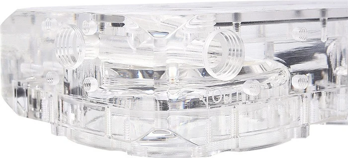 Alphacool Eisdecke Acryl D5 Dual Pumpenaufsatz, G1/4