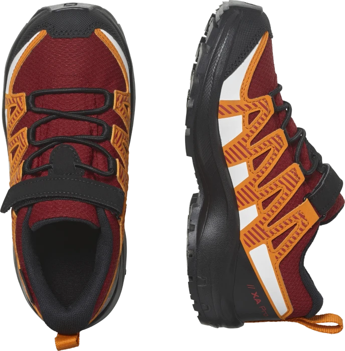 Salomon XA Pro V8 CSWP red dahlia/black/orange pepper (Junior)