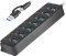 LogiLink USB 3.2 Gen1 Hub mit Ein-/Aus-Schalter, 7x USB-A 3.0, USB-C/USB-A 3.0 [Stecker] Vorschaubild