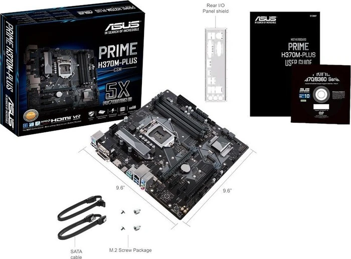 ASUS Prime H370M-Plus/CSM (Intel 1151 v2)