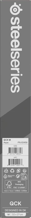 SteelSeries QcK Medium Aqua, 320x270mm, blau