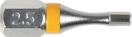 KS Tools TORSIONpower Innensechskant Bit 1/4", 2.5x25mm, 1 Stück