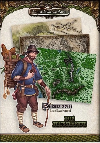 Das Schwarze Auge Landkartenset Die Flusslande