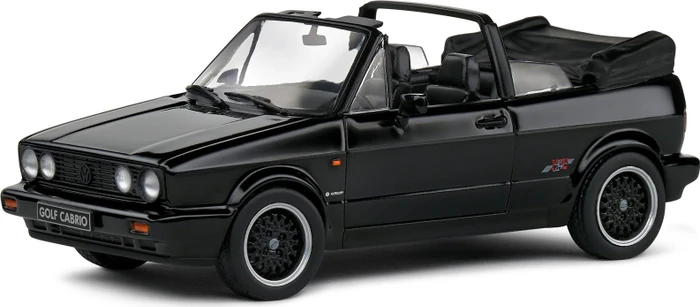 Schuco Solido Volkswagen Golf MKI Convertible Sportline brilliant black