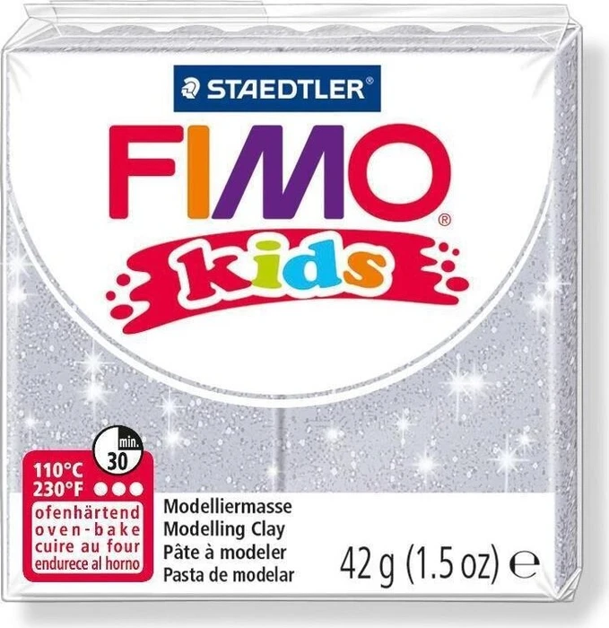 Staedtler Fimo Kids 42g glitter silber