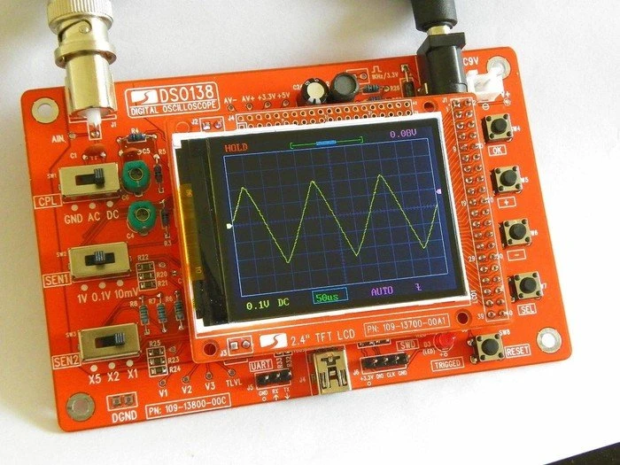 Digitales Speicher-Oszilloskop DSO138 mit 2.4" Display, Bausatz (verschiedene Hersteller)