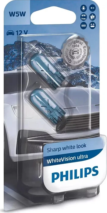 Philips WhiteVision ultra W5W 5W, 2er-Pack