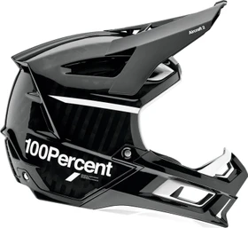100% Aircraft 2 Carbon Fullface-Helm schwarz/weiß