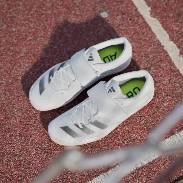 adidas Adizero Wurfschuh cloud white/core black/green spark